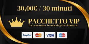 Pacchetto VIP 30 Minuti