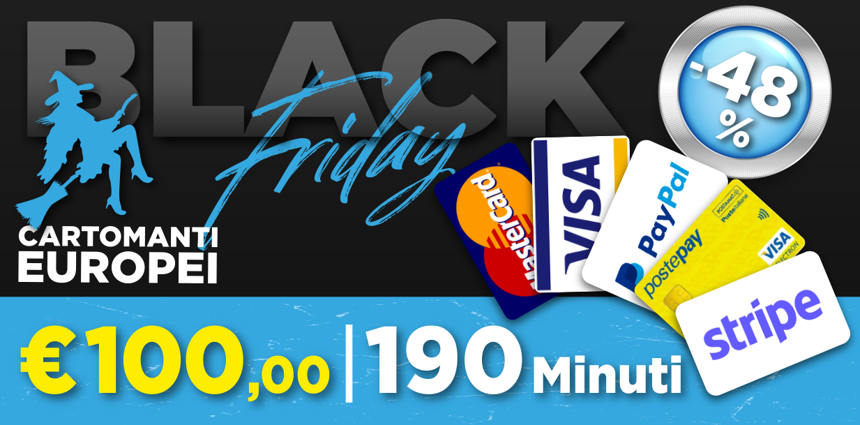 black friday - sconto cartomanzia
