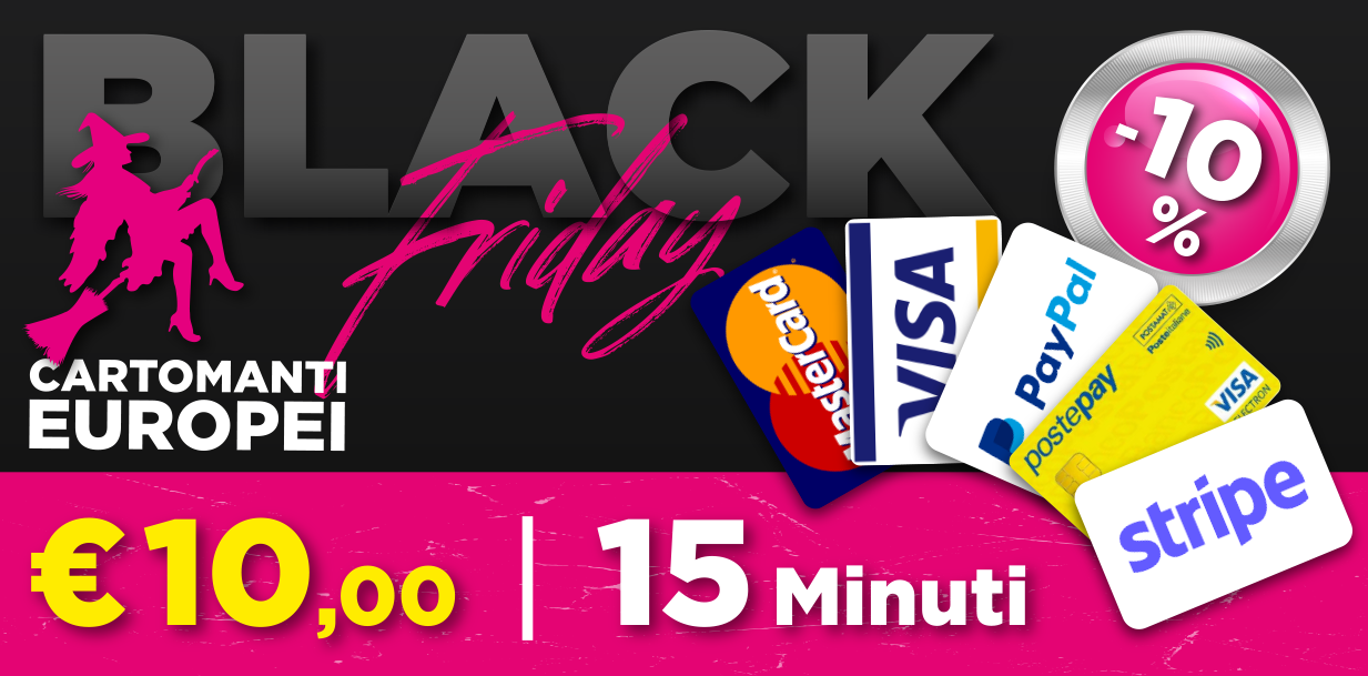 black friday - sconto cartomanzia