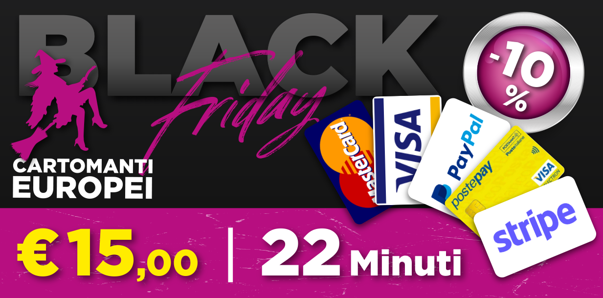 black friday - sconto cartomanzia