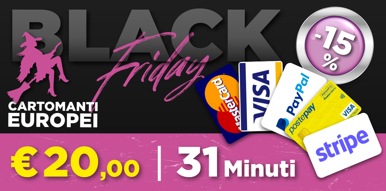 black friday - sconto cartomanzia