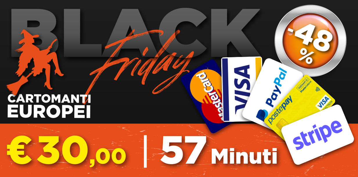 black friday - sconto cartomanzia