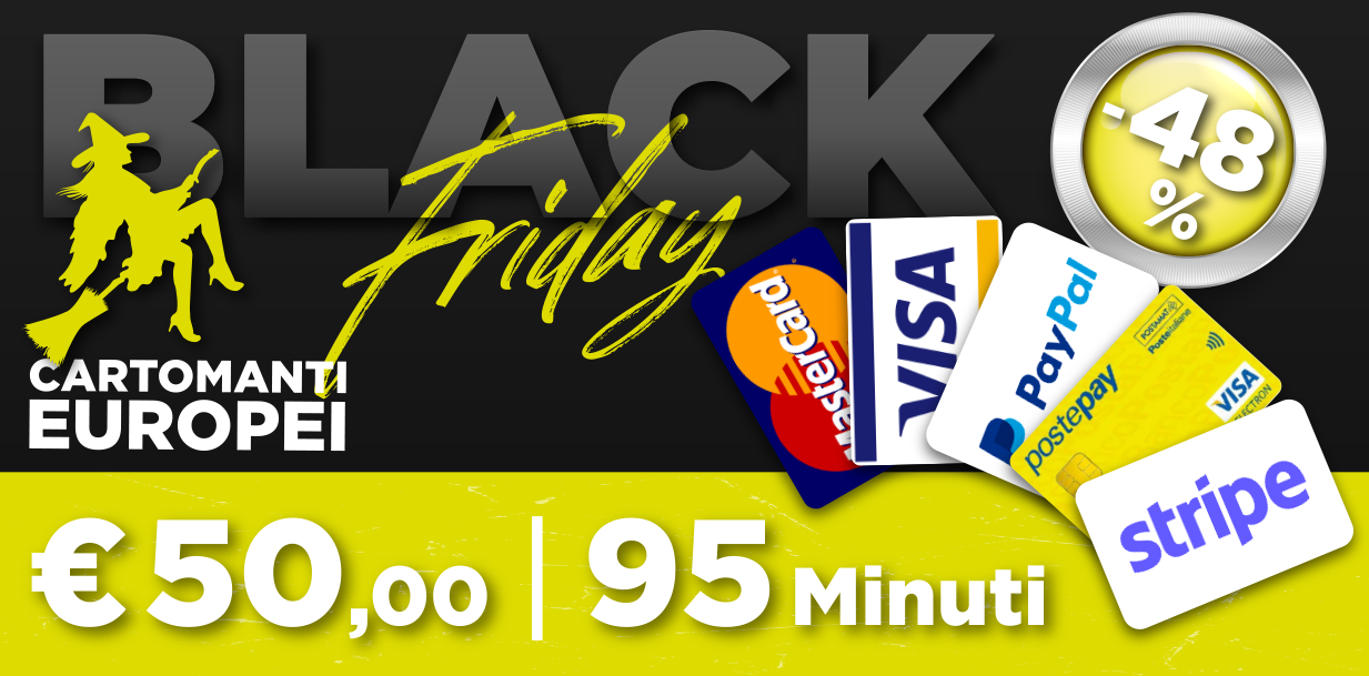 black friday - sconto cartomanzia