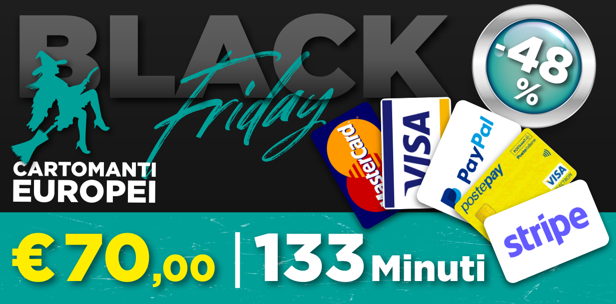 black friday - sconto cartomanzia